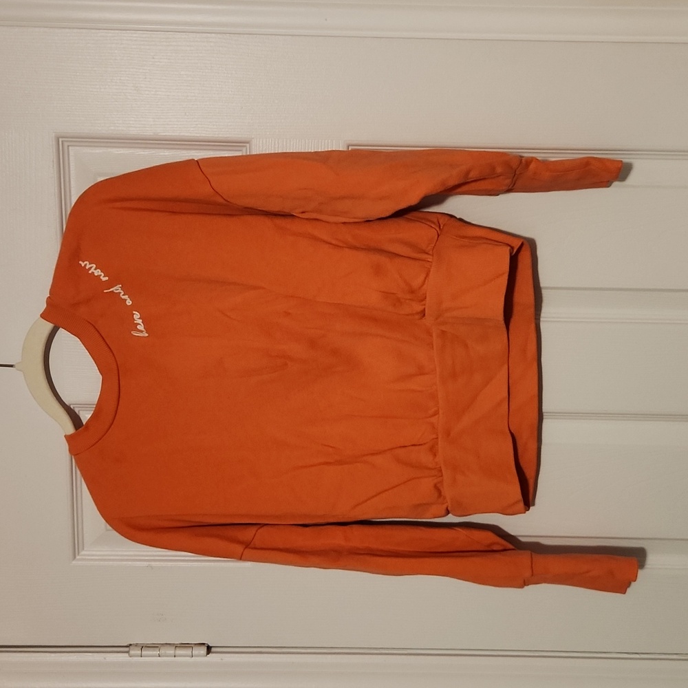 Old Navy Crop sweatshirt  - salmon pink color